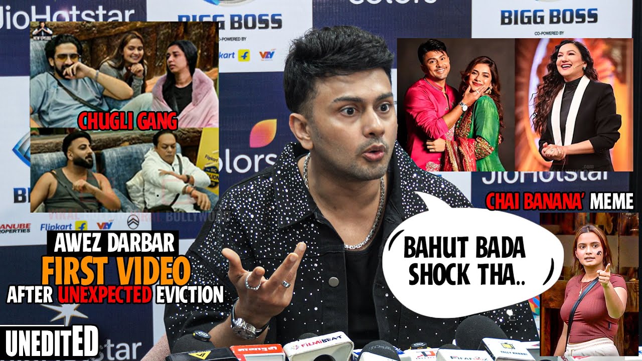 UNCUT - Awez Darbar FIRST Interview after Unfair Eviction Bigg Boss 19 | Amaal Malik, And Many