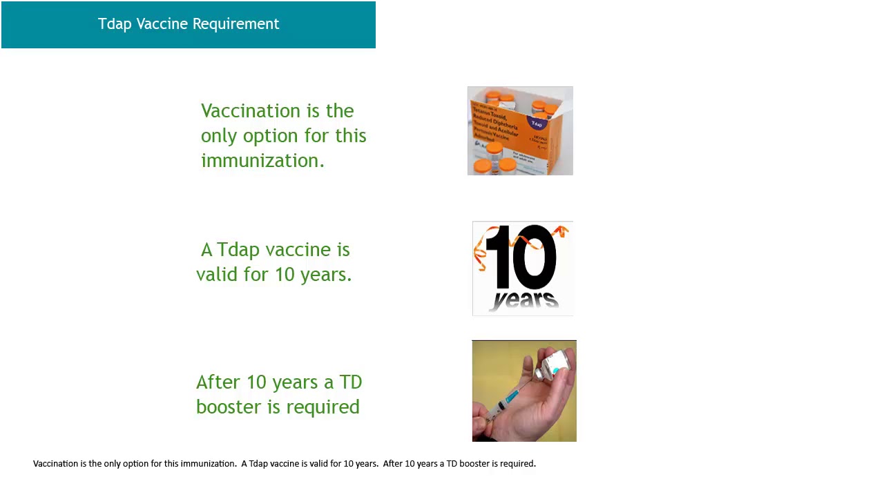 Tdap vaccine Information