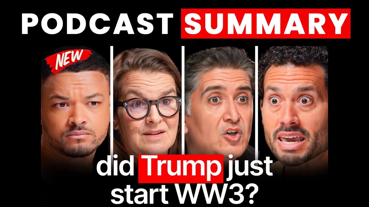 Trump Bombing Iran Just Increased Nuclear War Threat | The Diary Of A CEO