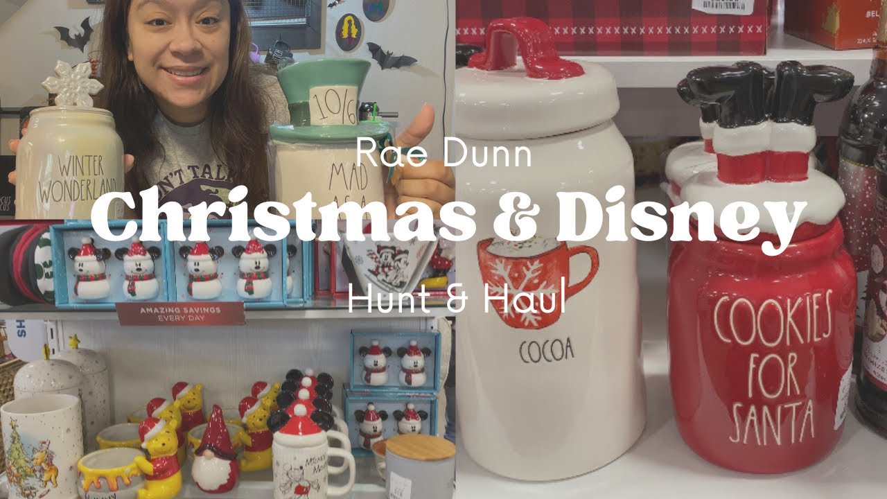 Rae Dunn Christmas & Disney Hunt & Haul