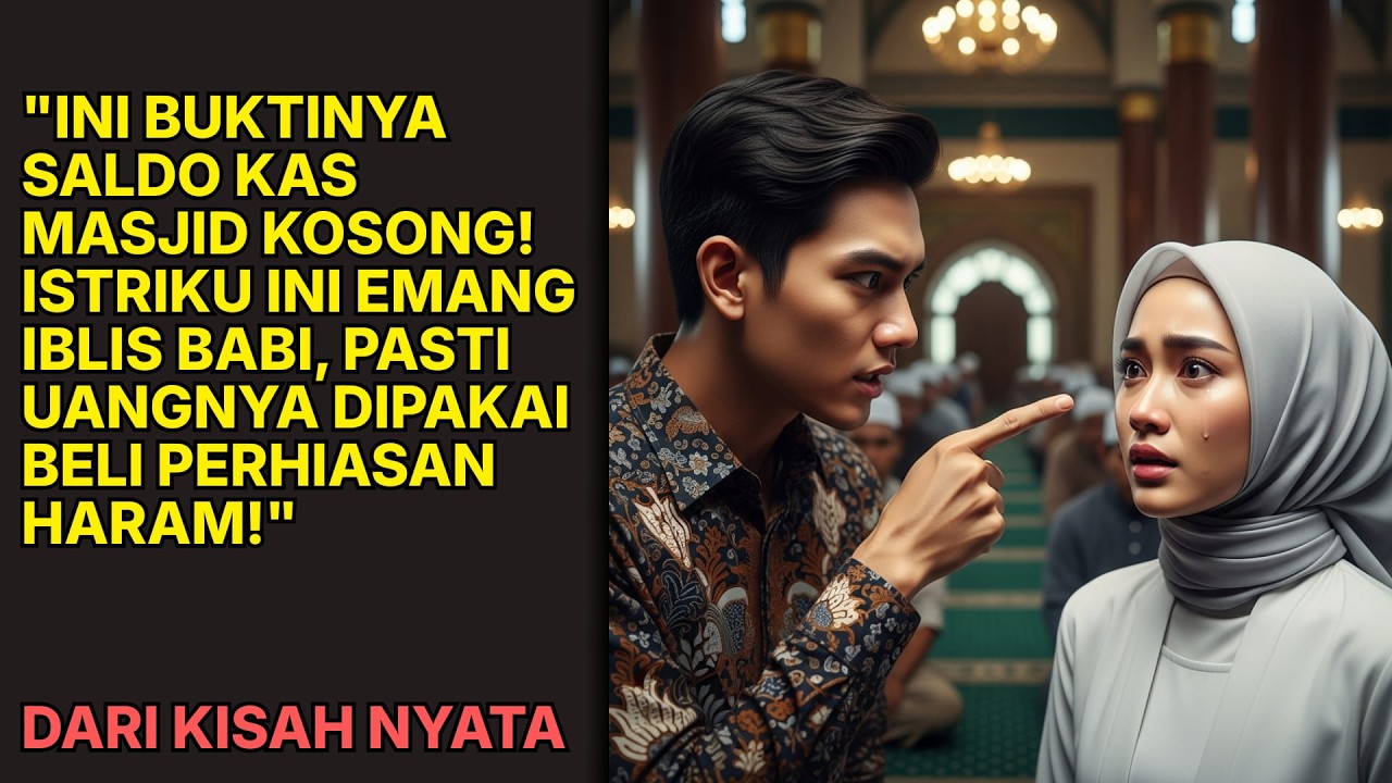 Suami FITNAH Istri NYOLONG UANG ZAKAT Masjid, Ternyata Dananya Mengalir ke REKENING SELINGKUHAN!