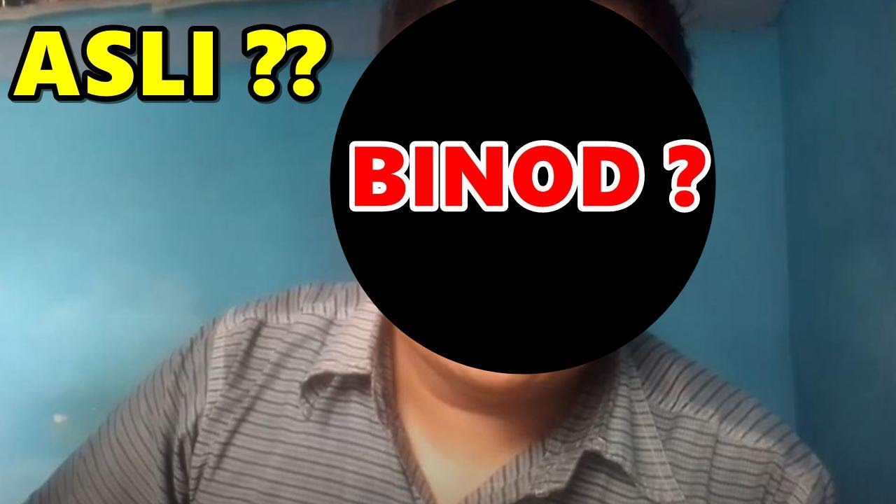 REAL BINOD REACT ON THIS VIRAL BINOD TREND | WHO IS BINOD ??