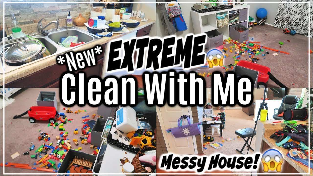 EXTREME CLEAN WITH ME 2019 | WHOLE HOUSE CLEANING | ULTIMATE CLEANING MOTIVATION | SAHM