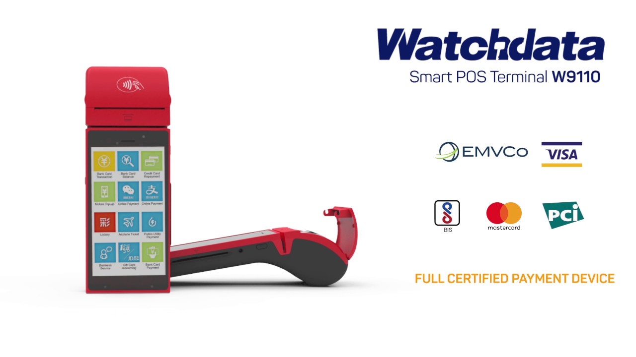 Watchdata Android Smart POS W9110 - 3D Intro Video