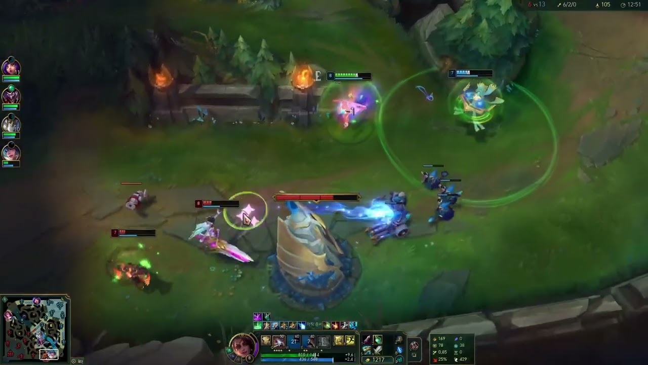 롤 솔랭 원딜 사미라 LOL ADC