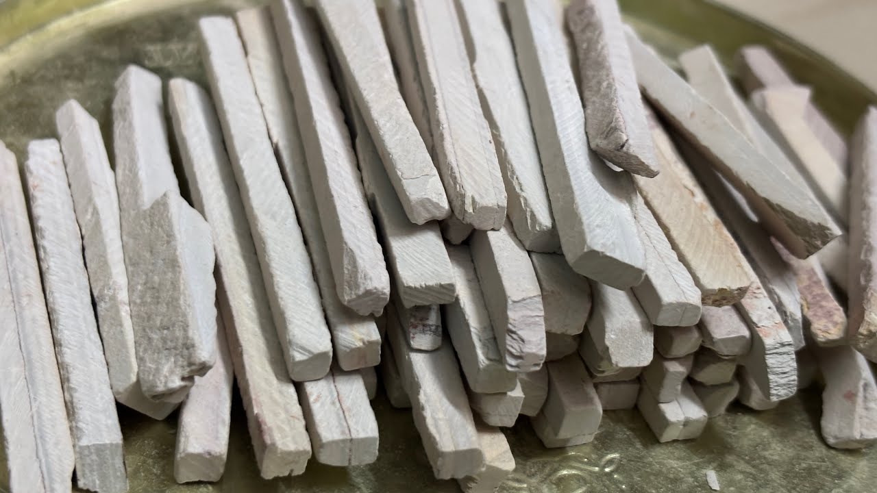 Slate Pencils Cleaning Video…