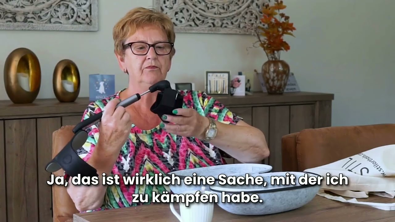 Ersch&uuml;tterungen &uuml;berwinden: Gerdas Hobby wiederbelebt von STIL Orthese