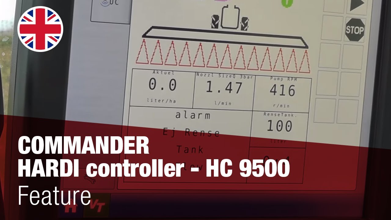 HARDI controller - HC 9500 (COMMANDER - English)