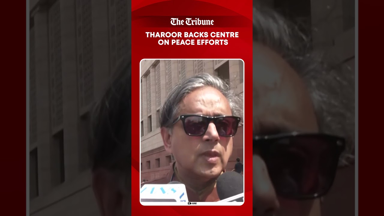 MP Shashi Tharoor welcomes Centre&rsquo;s diplomatic efforts to promote peace amid West Asia tensions.