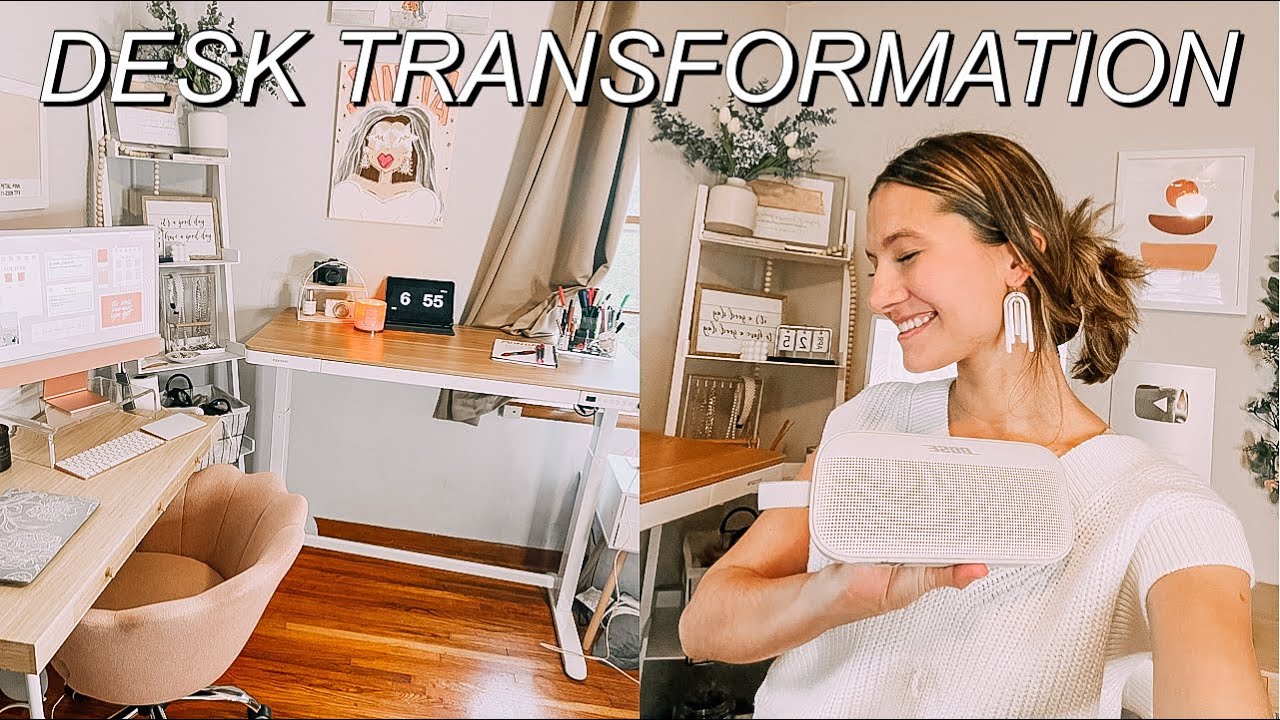 NEW DESK SPACE TRANSFORMATION! *for productivity* (+mother's day gift idea!)
