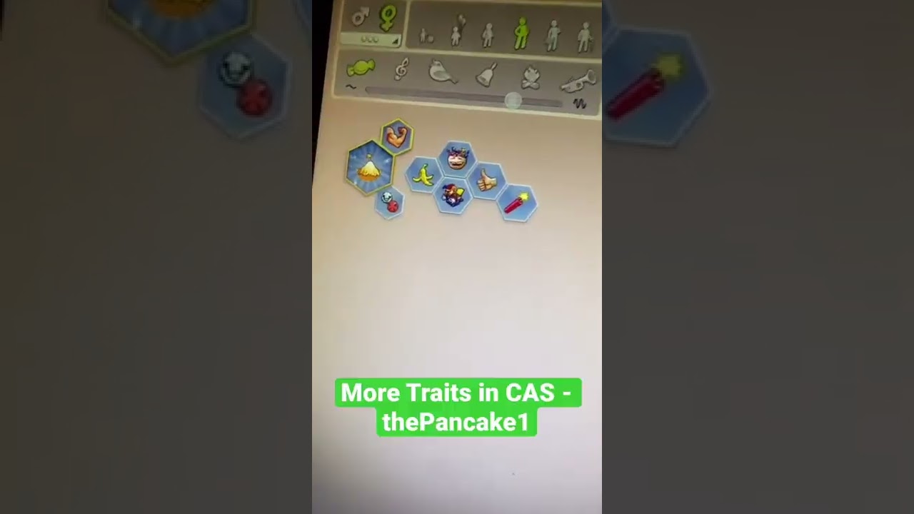 More Traits mod in CAS for The Sims 4