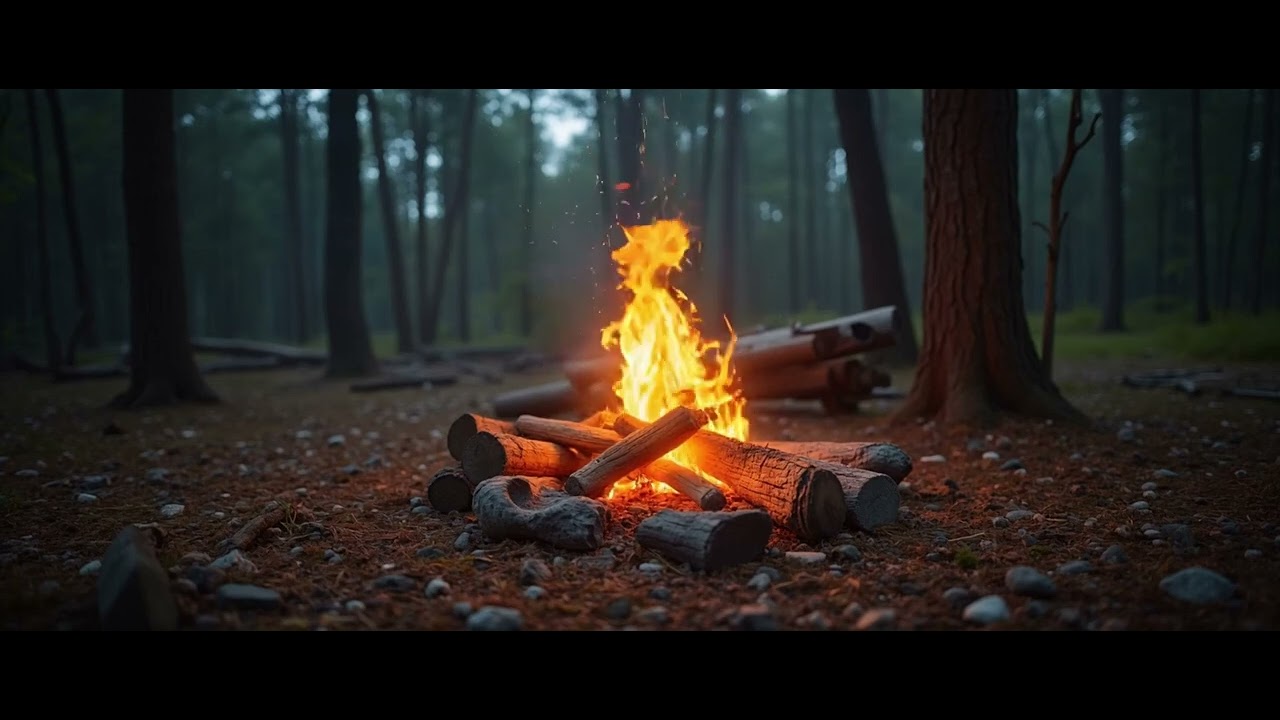 Relax • Unwind • Feel the Warmth | Campfire Ambience & Relaxing Nature Sounds #EmberEchoes