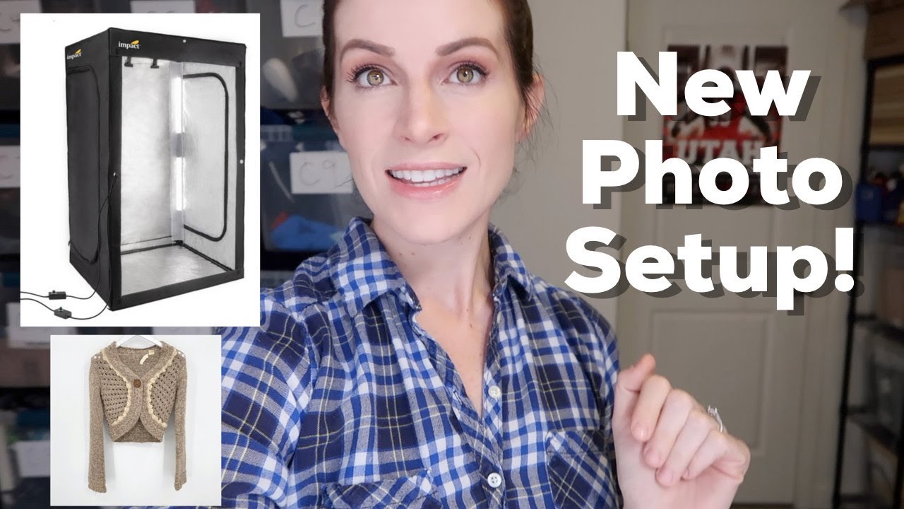 My New Photo Setup! List With Me & Mini Haul of Thrifted Clothing to Resell Online!