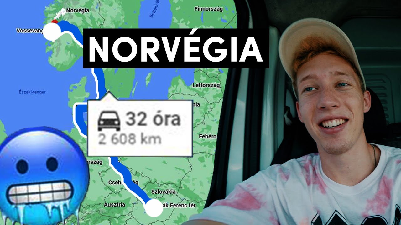 Bicós Roadtripre indultunk Norvégia felé!