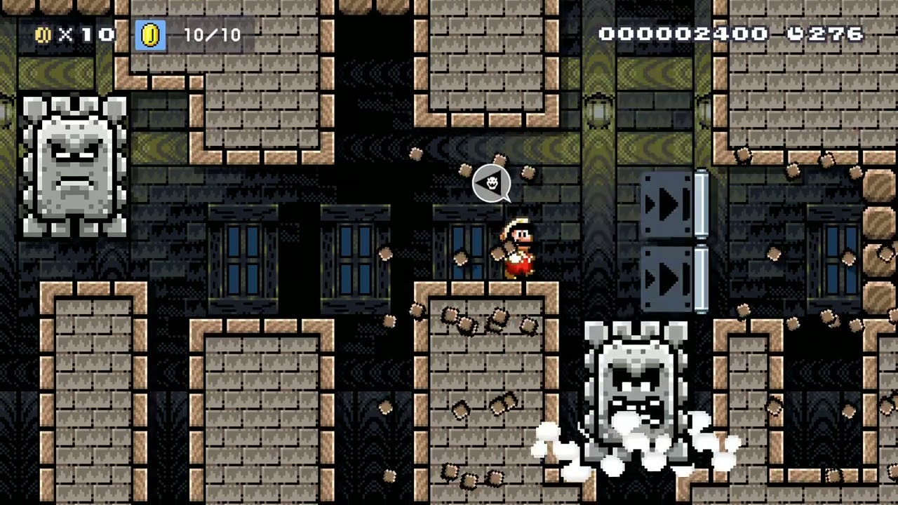 2 - 4 Mystery Mansion by Nath14hs 🍄Super Mario Maker 2 Switch 2 No Commentary #duj