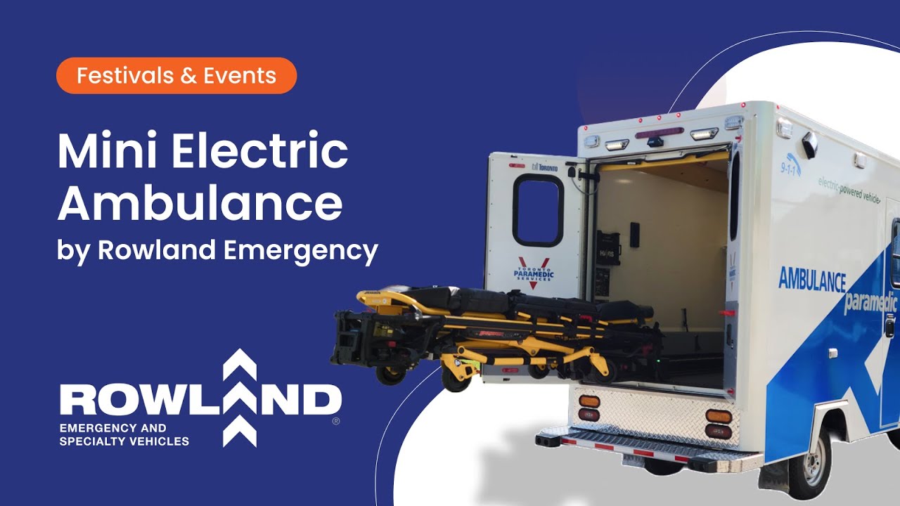 Mini Electric Ambulance by Rowland Emergency for Festivals & Events
