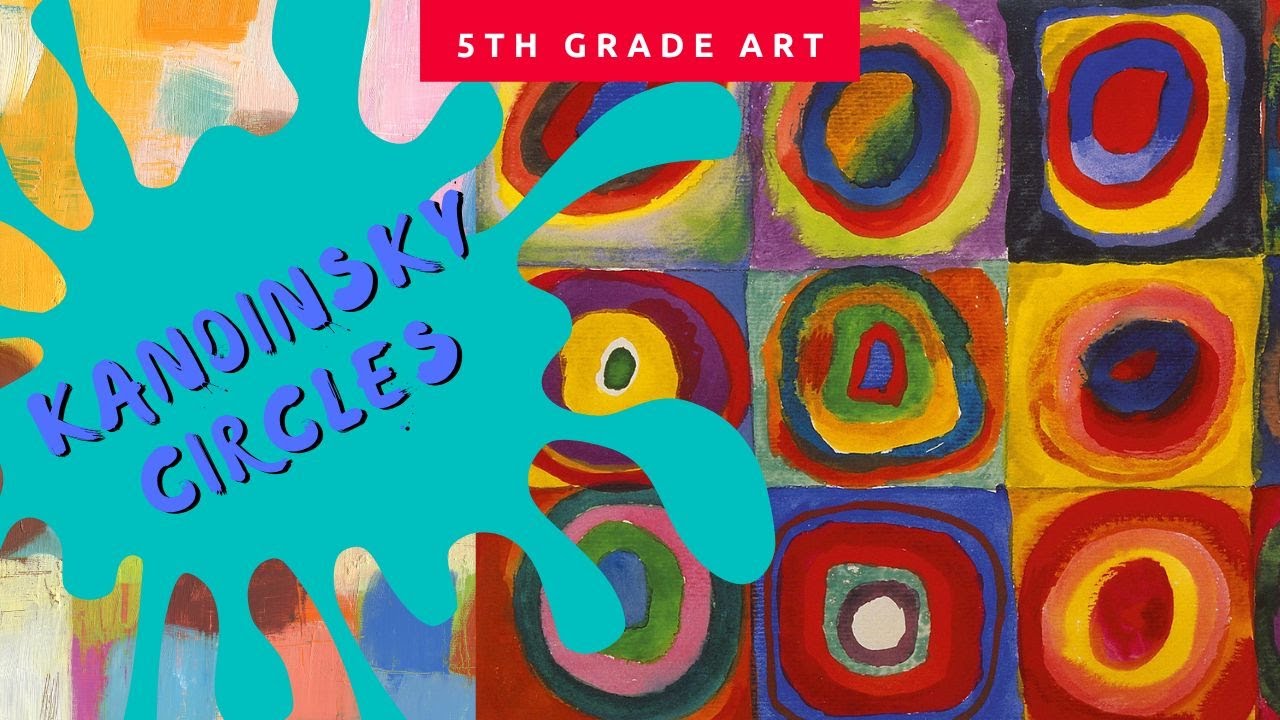 🎨 5th Grade Art | Kandinsky’s Concentric Circles with Oil Pastels & Tempera Paint