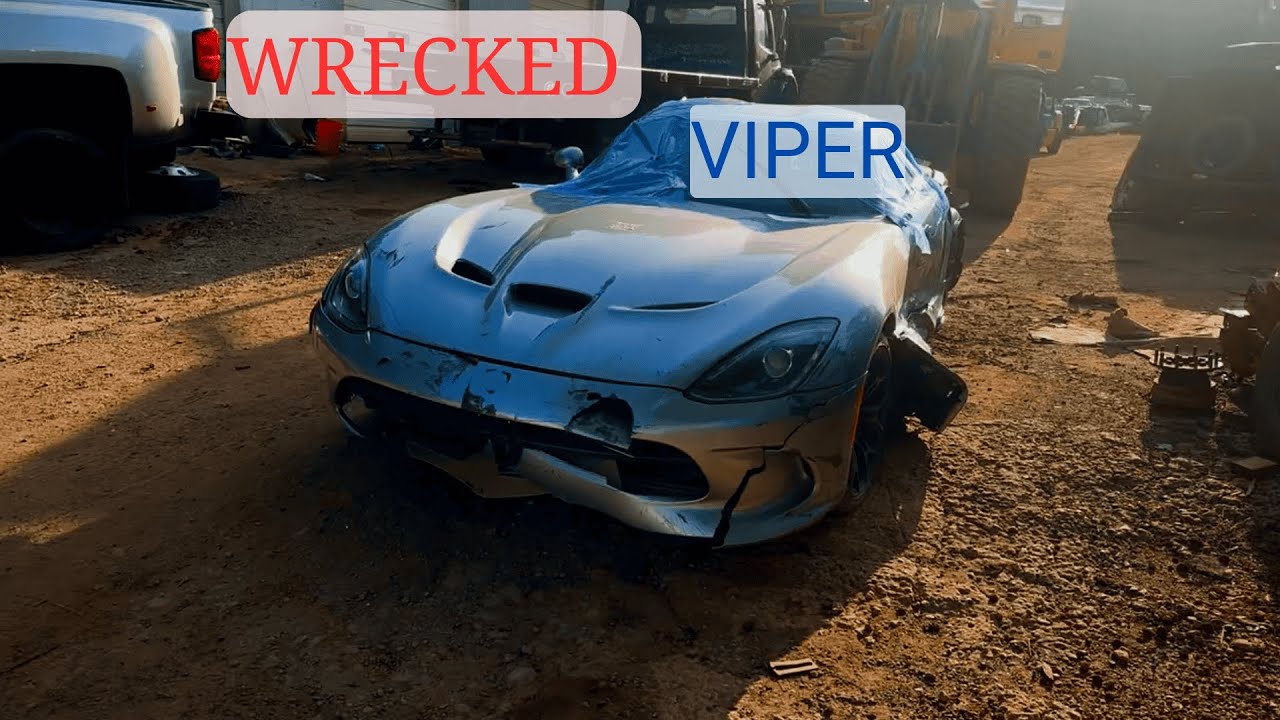 Dodge Viper Teardown! From Copart Crash to Bare Frame