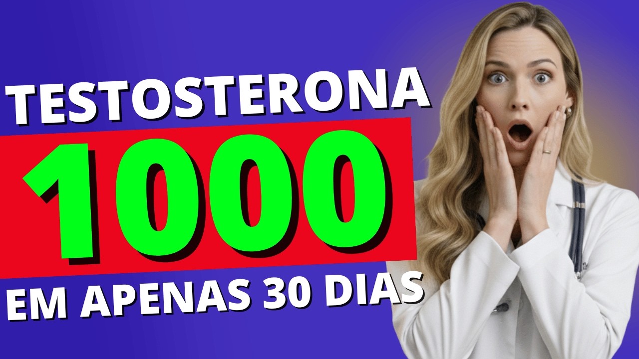1 COMPRIMIDO E SUA TESTOSTERONA EXPLODE! MÉDICOS ESCONDEM ISSO DE VOCÊ!  Dra. Fernanda Arruda