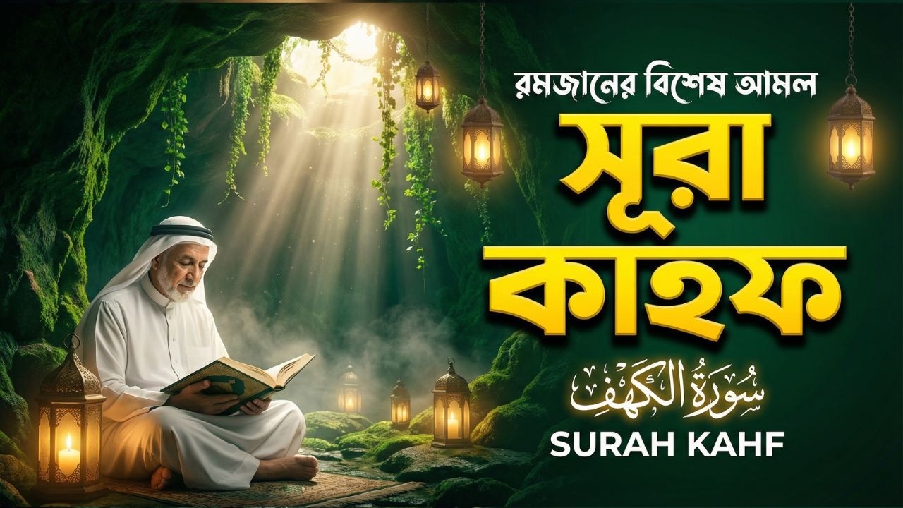শুক্রবারের বিশেষ আমল | হৃদয় জুড়ানো কন্ঠে সূরা কাহফ | (سورة الكهف) SURAH AL KAHF By Alaa Aqel