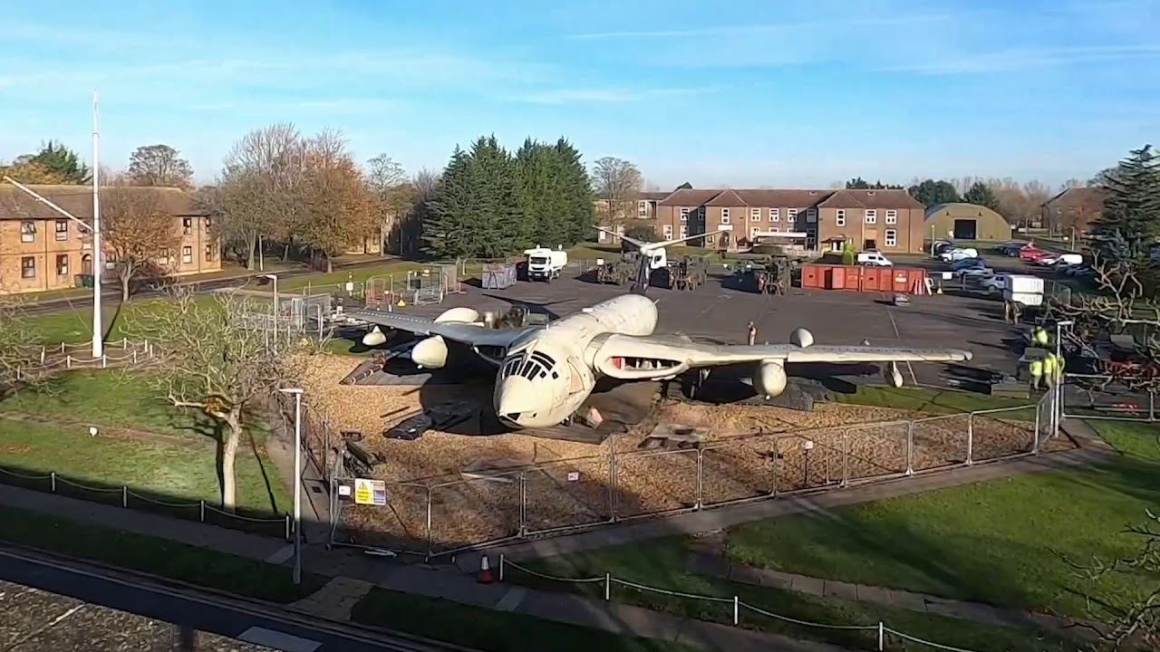 Time lapse of removal of Victor Gate Guardian from RAF Marham