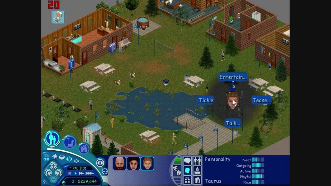 The Sims Vacation Gameplay [HD]