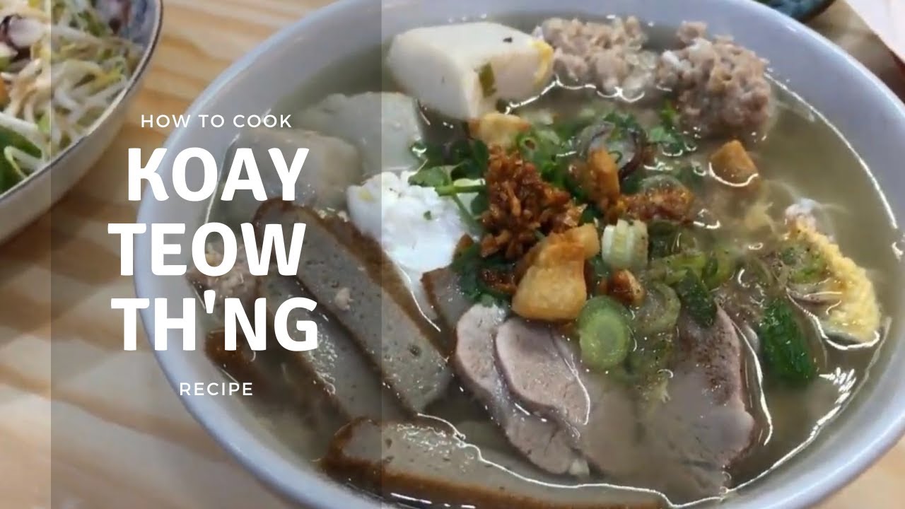 Home Cooked Koay Teow Th'ng (No MSG) | Penang Food Recipes | Kelly Home Chef