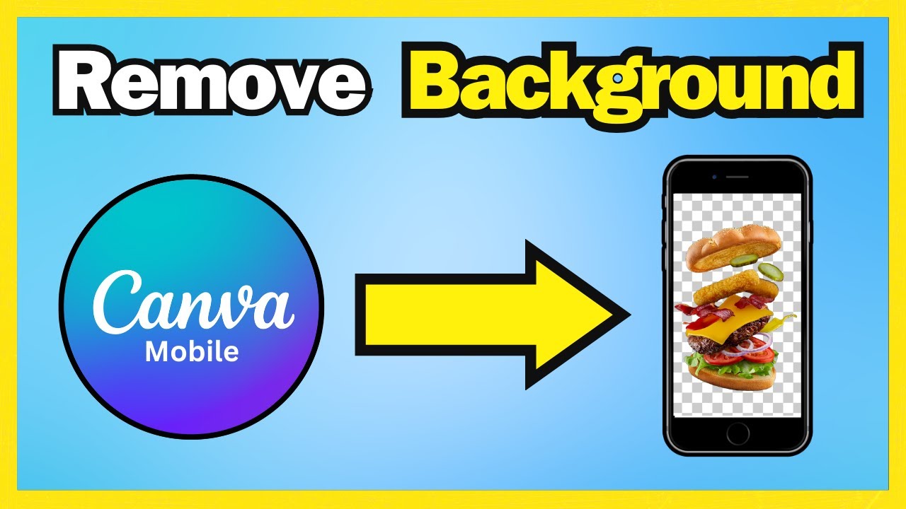 Как удалить фон в мобильном приложении Canva