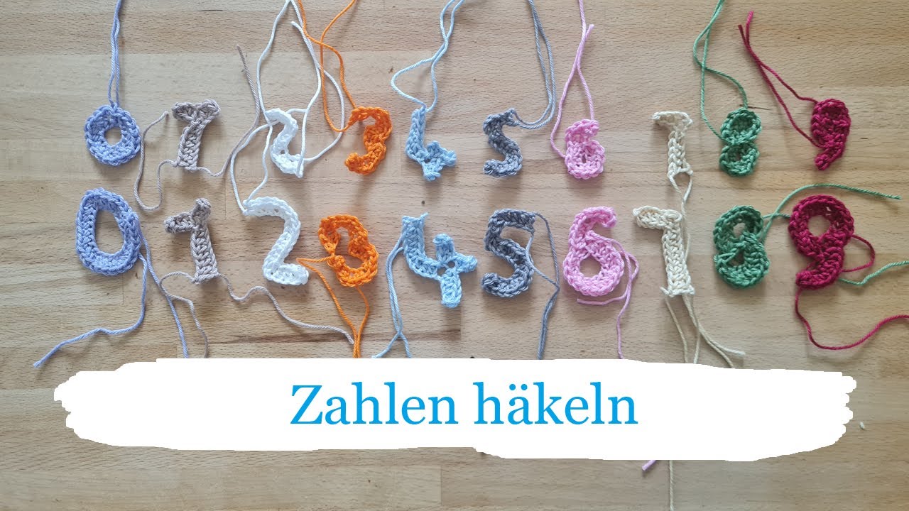 1️⃣ 2️⃣ 3️⃣ Zahlen 𝗵ä𝗸𝗲𝗹𝗻 in 2 Größen | 4 & 5 cm