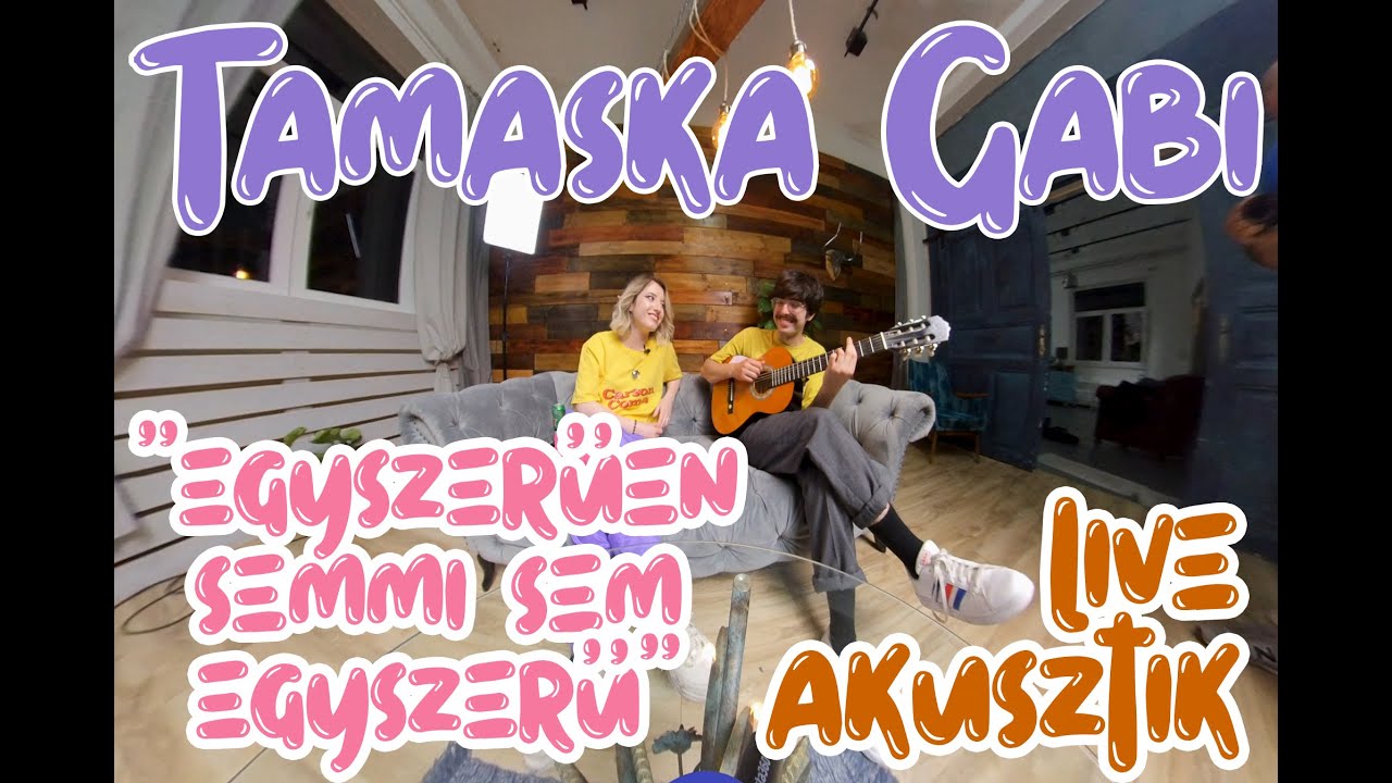 TAMÁSKA GABI - CARSON COMA COVER (EGYSZERŰEN SEMMI SEM EGYSZERŰ)