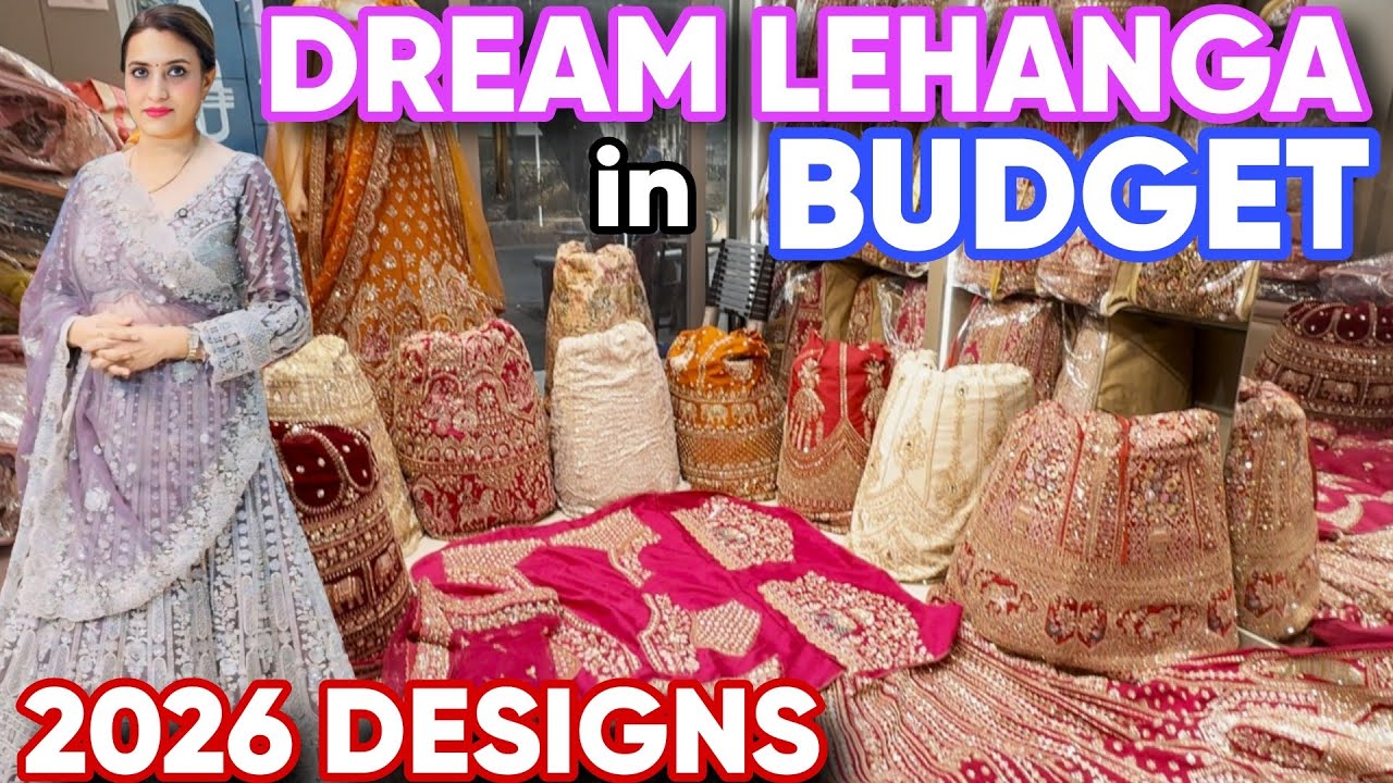 दादर- Hindmata LEHANGA Market | New Patterns & Designer Lehanga Duplicates | Latest 2026 Collection
