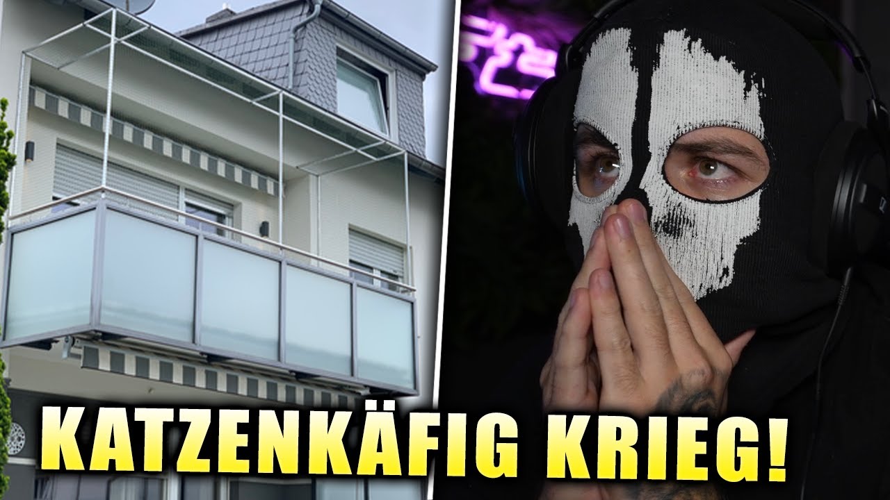 Moji fetzt sich mit seinem Nachbar um den Katzenkäfig!😨