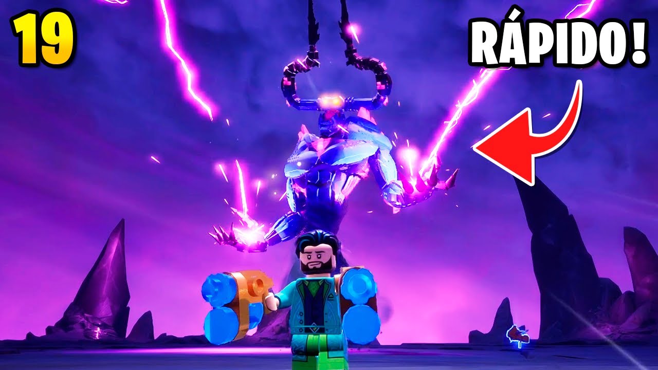 Quebrei Meu RECORDE Eliminando o Rei da Tempestade - A Jornada LEGO Fortnite Odyssey