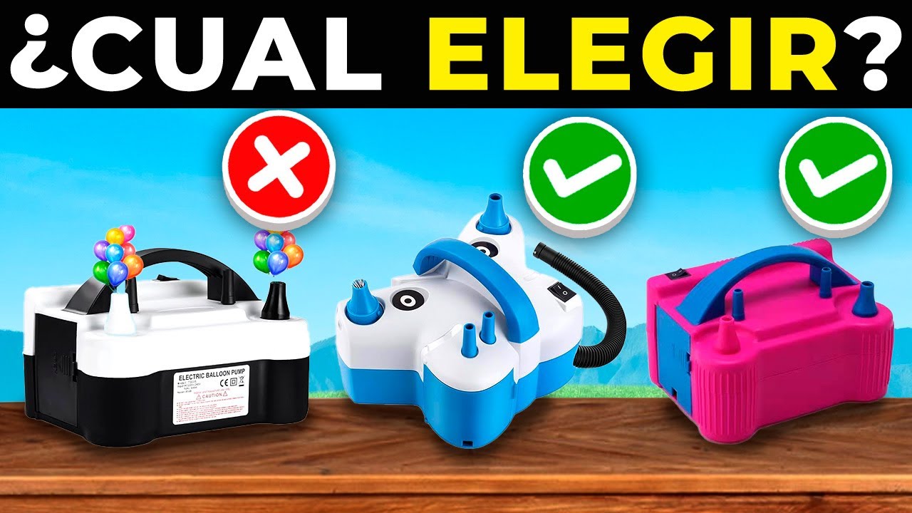 😮 Los 5 MEJORES INFLADORES ELÉCTRICOS de GLOBOS 2025 | Mejor INFLADOR de GLOBOS