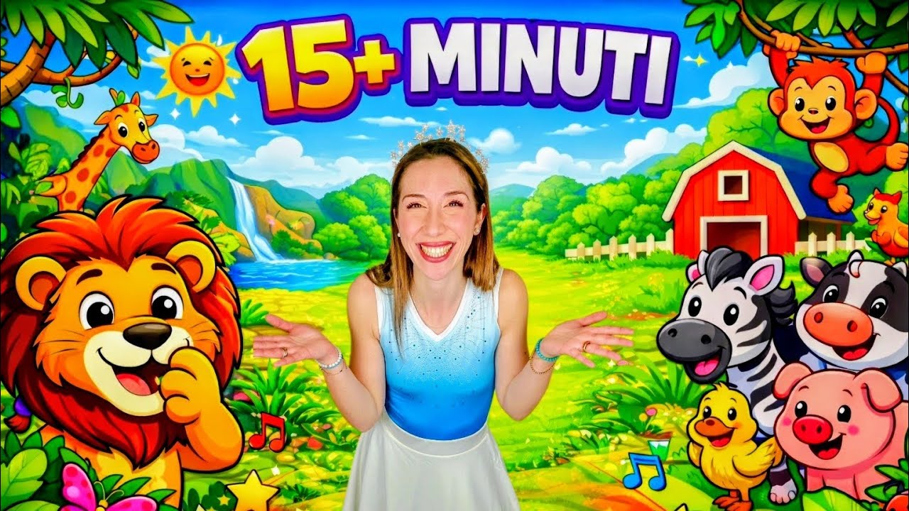 Yada - Il Leone 🦁 + Tutti gli Animali 🐶🐮  15+ Minuti di Canzoni per Bambini 🎶✨