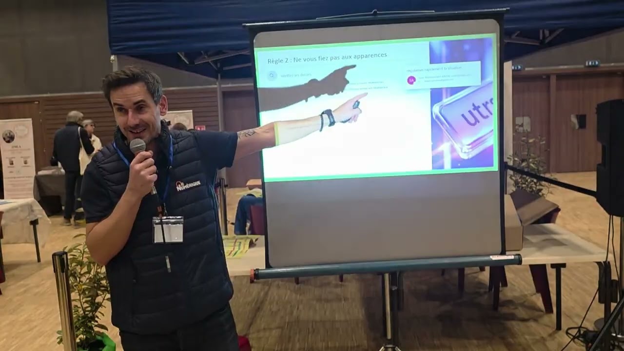 Izinum - Conférence sur les arnaques en ligne