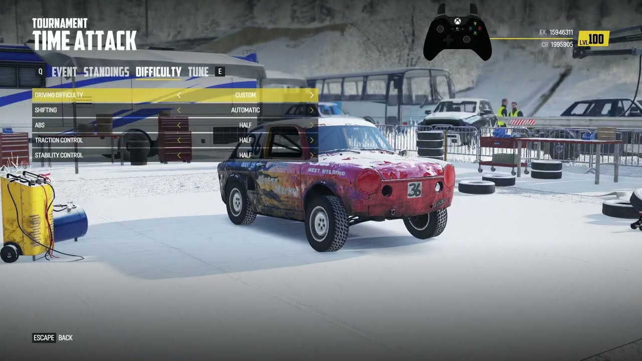 Wreckfest - Weekly Challenge Time Attack - Savolax Sandpit Main Route - Killerbee