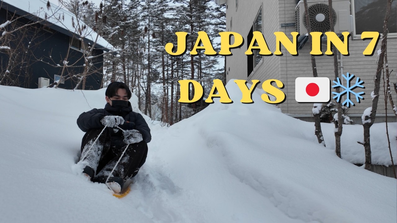 Japan Winter Trip 🇯🇵 | Snowboarding in Hakuba, Takayama, Kanazawa & Tokyo