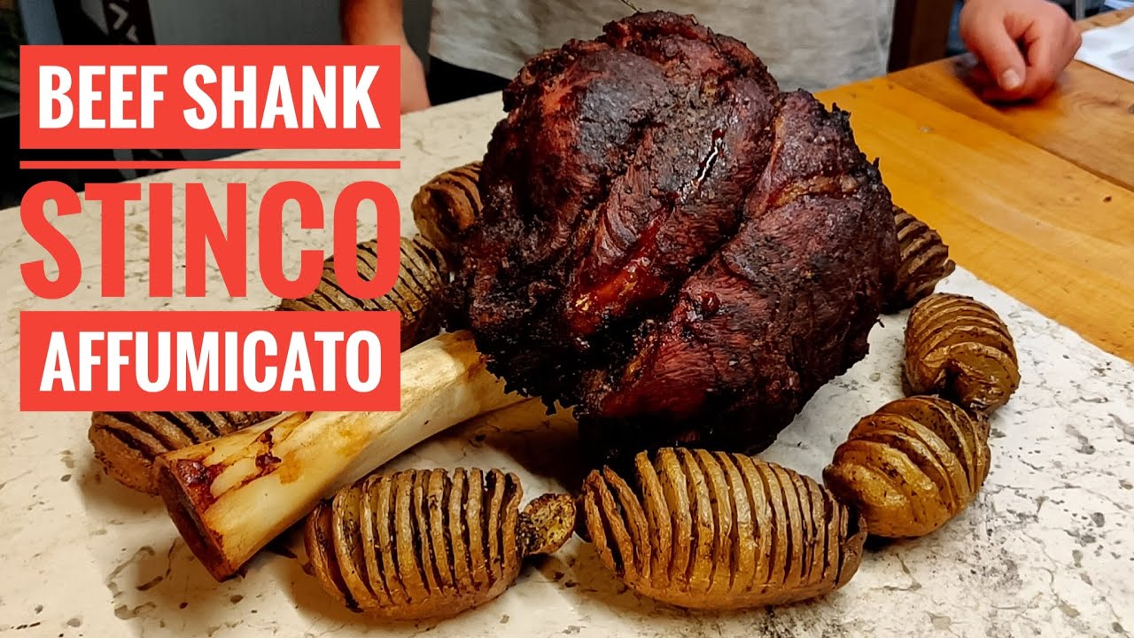 STINCO DI MANZO AFFUMICATO - BEEF SHANK - WEBER SMOKEY MOUNTAIN