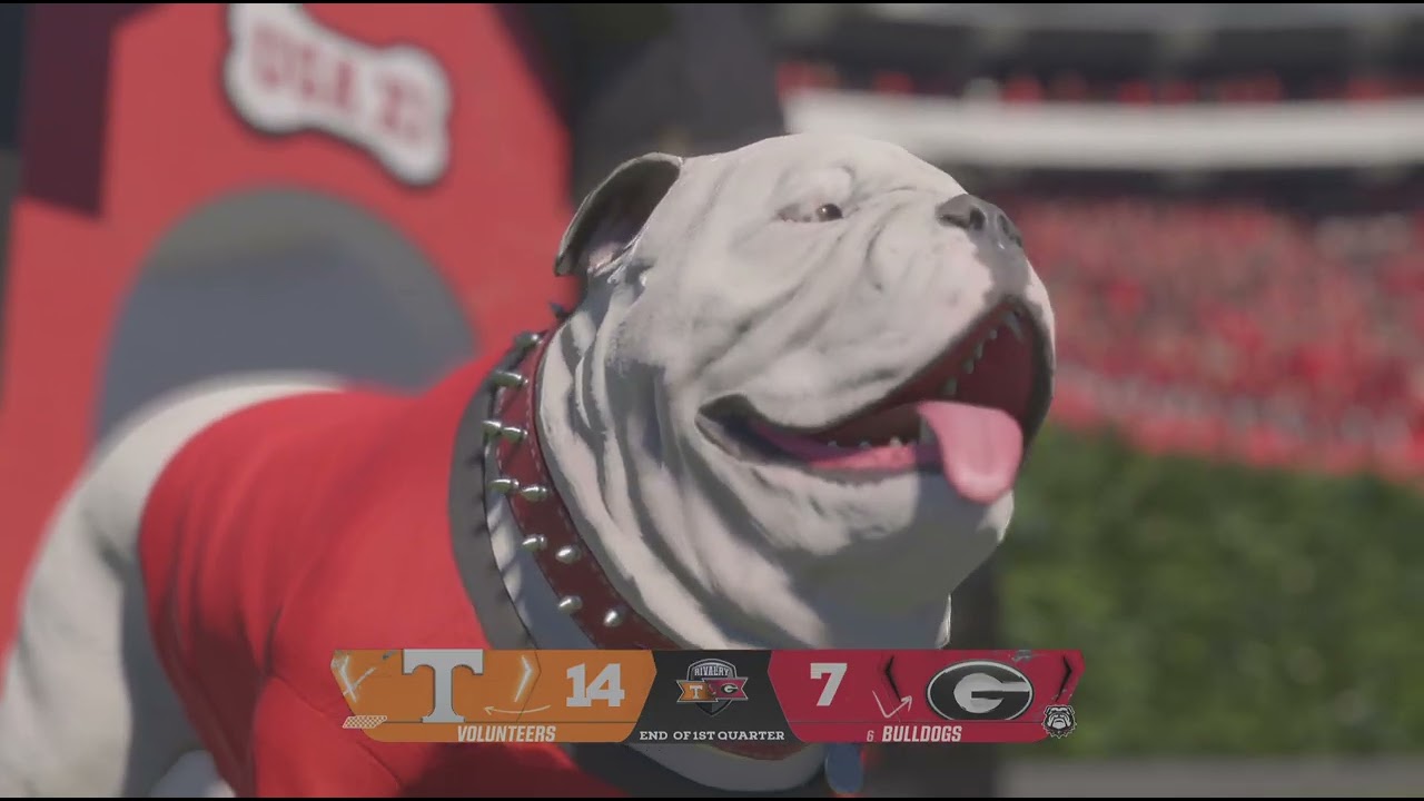 TENNESSEE VS GEORGIA (SEC) RIVAL MATCH CFB26 PS5 4K60FPS