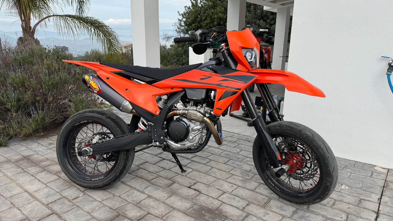 KTM EXC 500 2025 SUPERMOTO | 9 Minuten entspannt nach Hause 🏍️🔥
