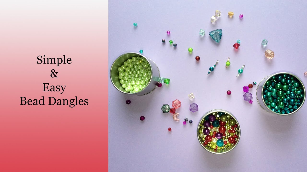 How to make quick and easy bead dangles for journals
