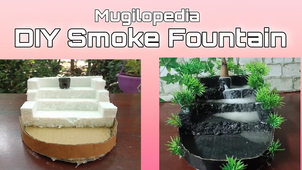 Easy smoke fountain. DIY crafts / recycle ideas