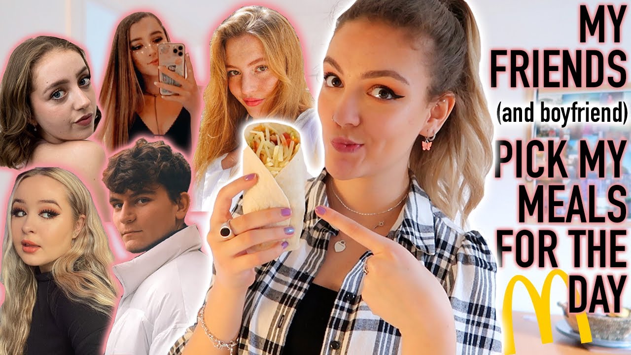 MY FRIENDS PICKED EVERYTHING I ATE FOR THE DAY!