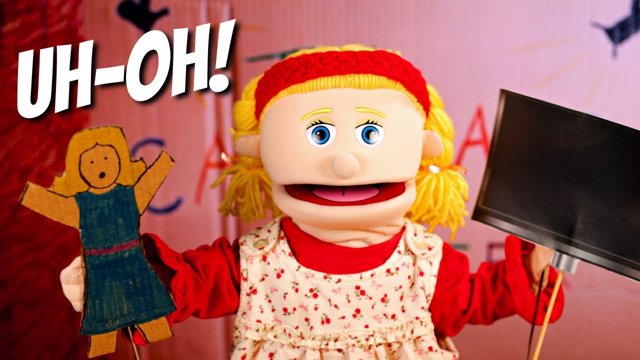 Little Girl BREAKS TV! | Salvation Object Lesson | Christian Puppet Show for Kids