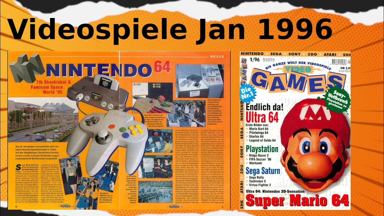 So waren Retrospiele im Jahre 1996 - Januar vor 30 Jahren - eine Zeitreise