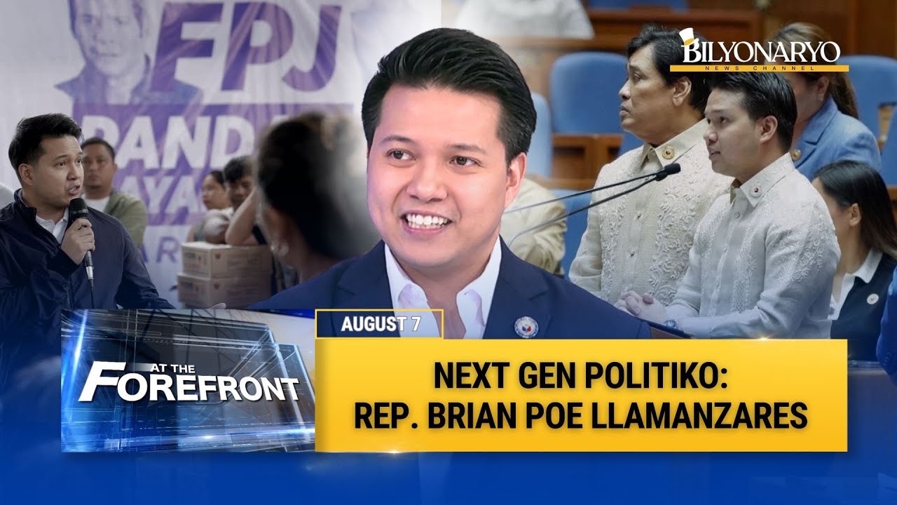 At The Forefront: Next Gen Politiko: Rep. Brian Poe Llamanzares