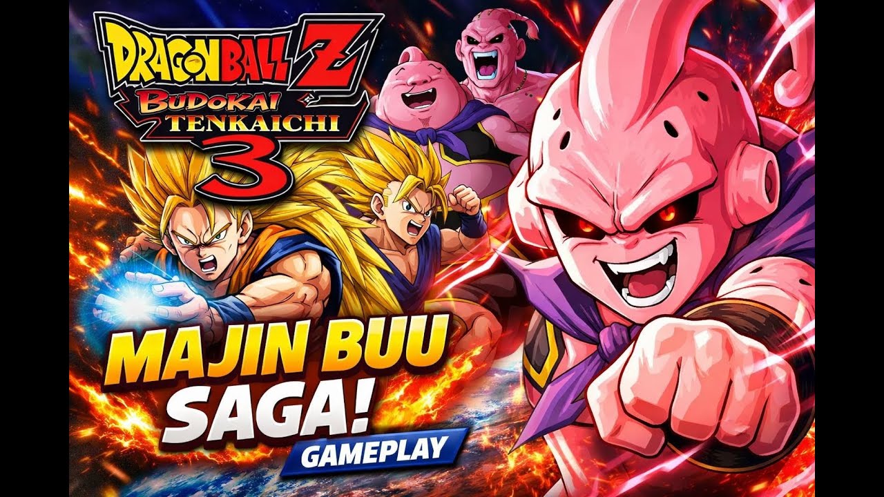 Dragon Ball Z Budokai Tenkaichi 3 – Majin Buu Saga Gameplay