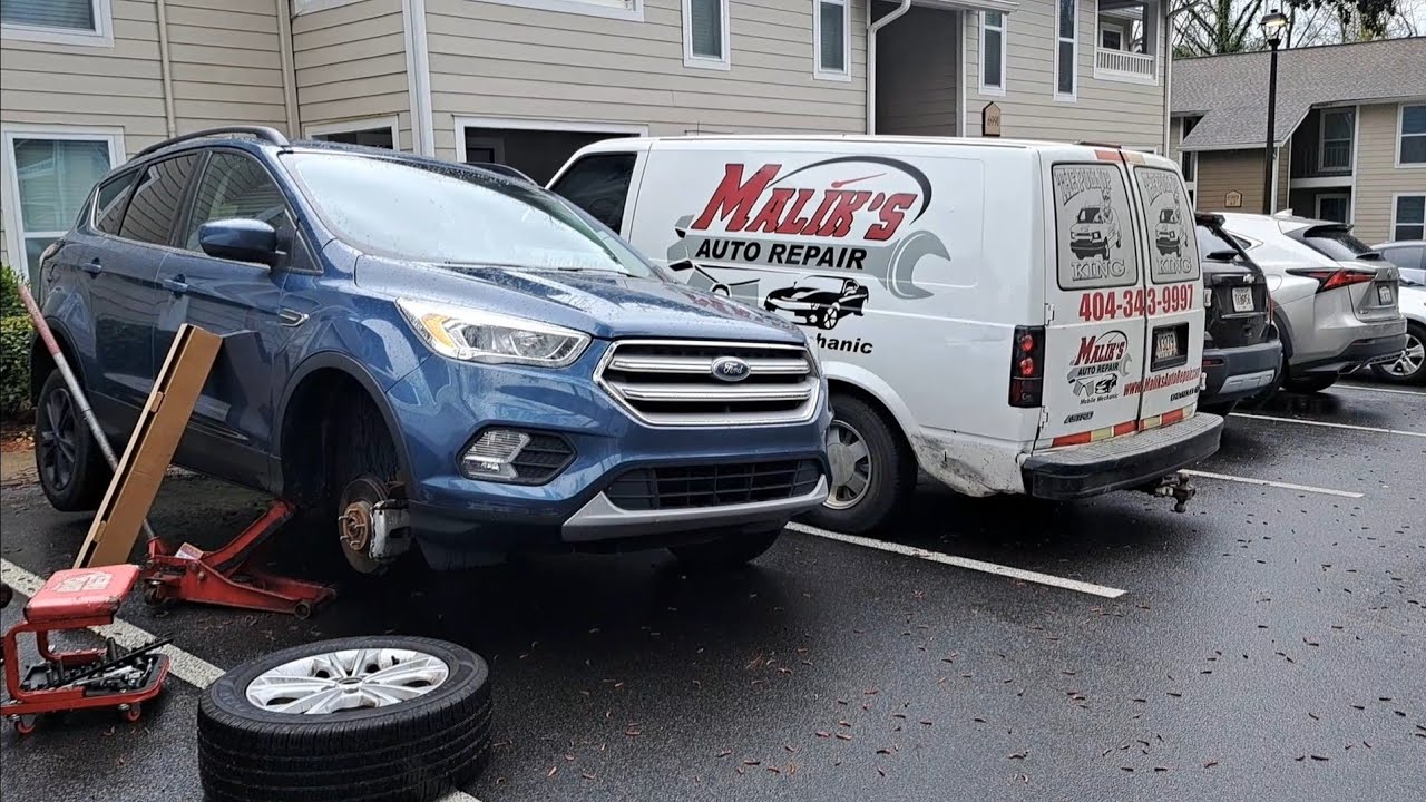 CV-AXLE & WHEEL BEARING REPLACEMENT | 2018 FORD ESCAPE 1.5T SEL | Howto/Diy