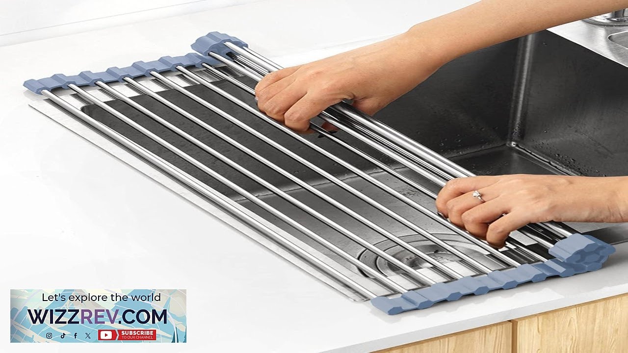 Сушилка для посуды MECHEER, сворачивающаяся, над раковиной